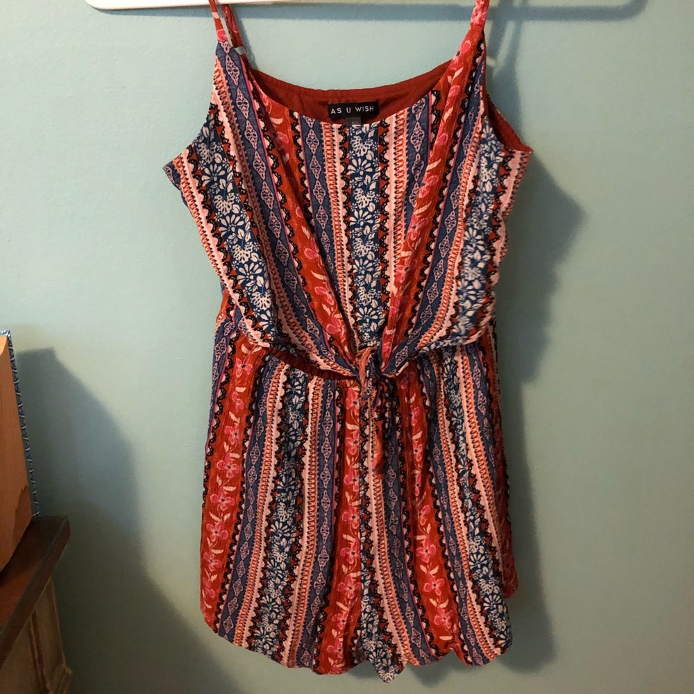 Dry Goods patterned romper